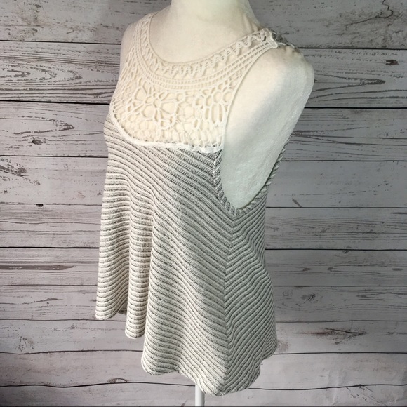 😎 Lace & stripe knit swing tank - Picture 3 of 8